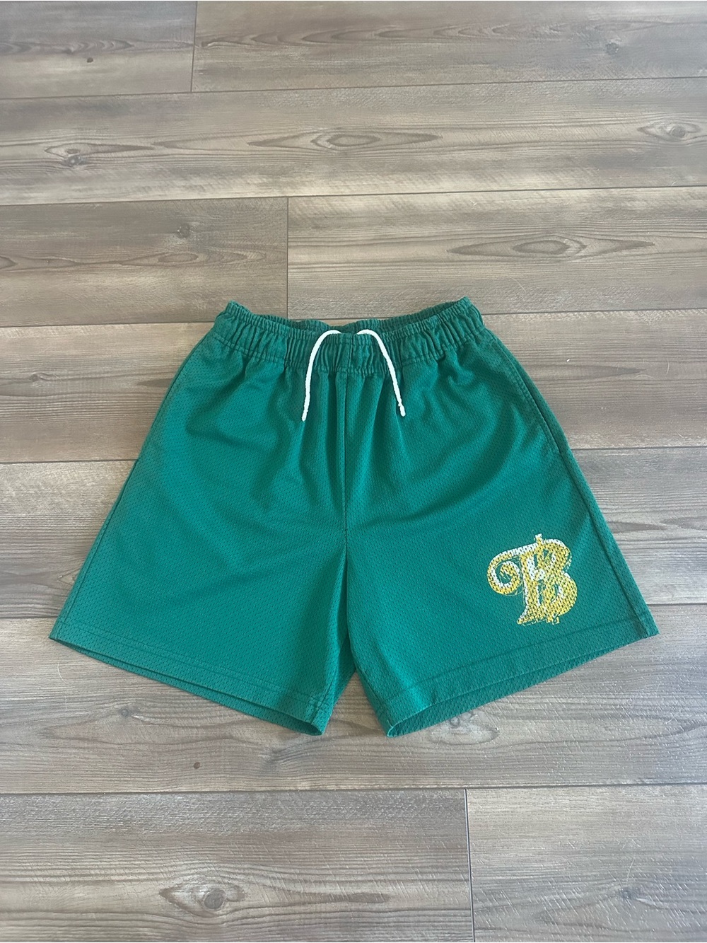 Bravest Studios NY B Logo Men’s Athletic Shorts Sz M